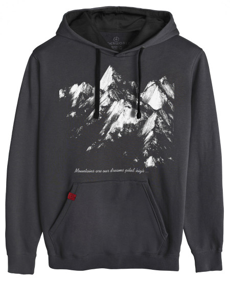 Hanorac cu buzunar marsupiu UNDERWORLD unisex Mountains