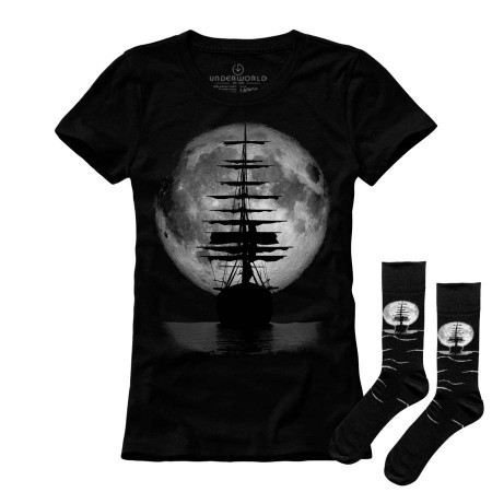 Set cadou T-shirt femeie + șosete UNDERWORLD Ship