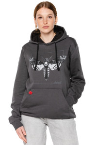 Hanorac cu buzunar marsupiu UNDERWORLD unisex Night Butterfly