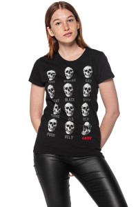 Set cadou T-shirt femeie + șosete UNDERWORLD Hater / Skulls