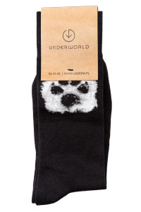 Set cadou T-shirt femeie + șosete UNDERWORLD Wolf / Animal Footprint