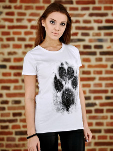 T-shirt femeie UNDERWORLD Animal footprint