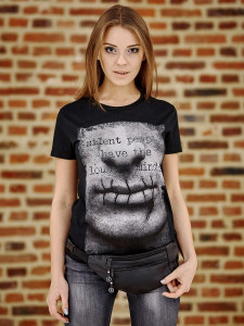 T-shirt femeie UNDERWORLD Silent people have...