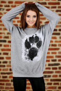 Hanorac marca UNDERWORLD unisex Animal footprint