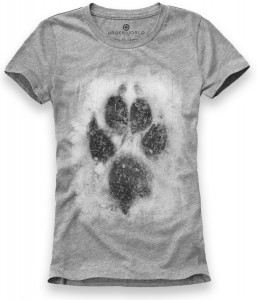 Set cadou T-shirt femeie + șosete UNDERWORLD Animal footprint