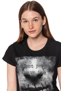 T-shirt femeie UNDERWORLD Silent people have...