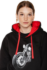 Hanorac cu buzunar marsupiu UNDERWORLD Motorbike