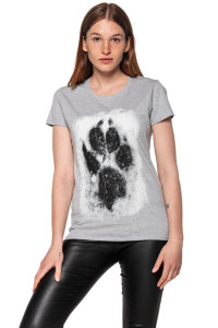 T-shirt femeie UNDERWORLD Animal footprint
