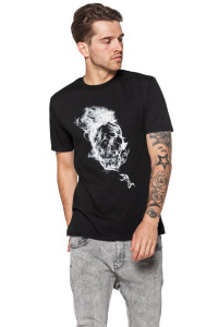 Tricou pentru bărbați UNDERWORLD Smoke skull