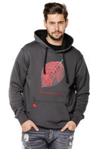 Hanorac cu buzunar marsupiu UNDERWORLD unisex Leaf