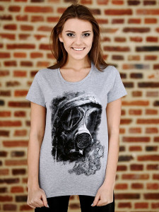T-shirt femeie UNDERWORLD Gas mask