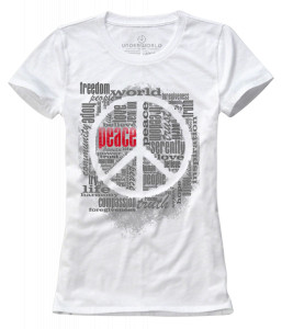 T-shirt femeie UNDERWORLD Peace