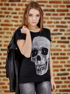 T-shirt femeie UNDERWORLD Skull