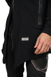 Hanorac asimetric negru Assassin UNDERWORLD negru