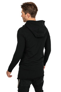 Hanorac asimetric negru Assassin UNDERWORLD negru