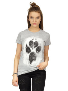 T-shirt femeie UNDERWORLD Animal footprint