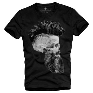 Set cadou T-shirt + șosete UNDERWORLD Skull with a beard / Skulls