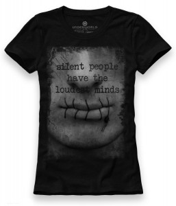 T-shirt femeie UNDERWORLD Silent people have...