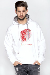 Hanorac cu buzunar marsupiu UNDERWORLD unisex Leaf