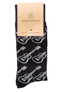 Set cadou T-shirt femeie + șosete UNDERWORLD Guitar machine
