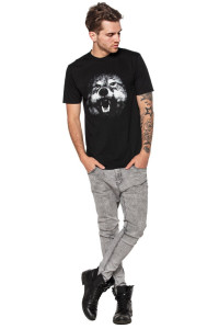 Set cadou T-shirt + șosete UNDERWORLD Wolf / Animal Footprint