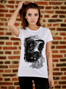 T-shirt femeie UNDERWORLD Gas mask