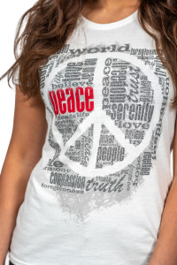 T-shirt femeie UNDERWORLD Peace