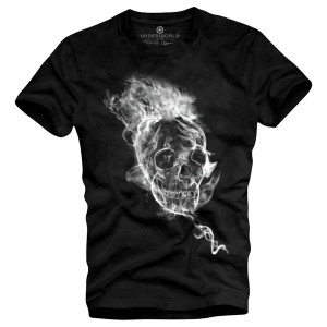 Set cadou T-shirt + șosete UNDERWORLD Smoke skull