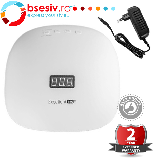 Lampa UV/LED Manichiura, Model 'Excellent PRO', Putere 48 Watt