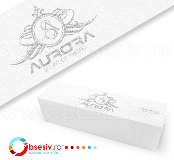 Buffer Unghii Aurora Secret, Granulatie 100/100