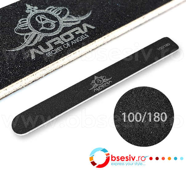 Pila Unghii Aurora Secret, Granulatie 100/180