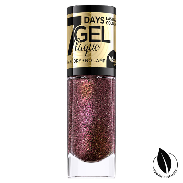 Lac Unghii cu Efect de Gel 7 Days Gel Festive Eveline Cosmetics No 01