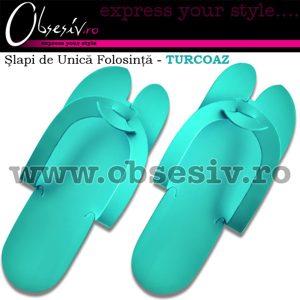 Slapi Unica Folosinta Pedichiura, Culoare Verde - 1 | YEO