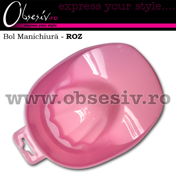 Bol Manichiura Roz, Accesorii Profesionale Unghii Manichiura Pedichiura - 1 | YEO