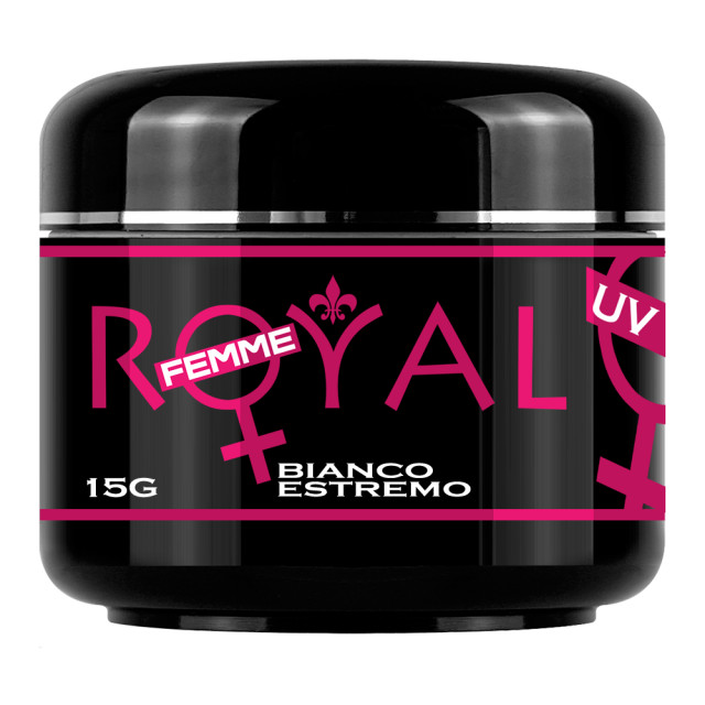 Gel UV Bianco Estremo Royal Femme, French, 15 ml