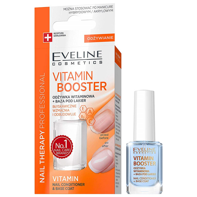 Tratament Profesional 6 in 1 Vitamin Booster Eveline Cosmetics, Tratament Intarire Unghii in 5 Minute