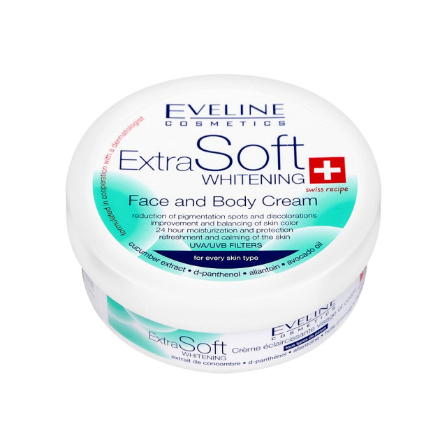 Crema Albire Extra Soft Fata si Corp Eveline Cosmetics Extra Soft Whitening