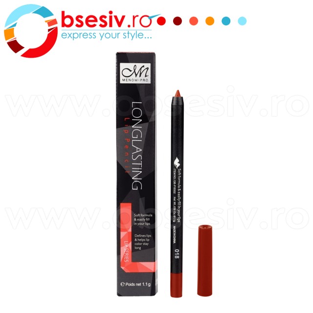 Creion Contur Mat Buze Menow-PRO Longlasting No 018 - 1 | YEO