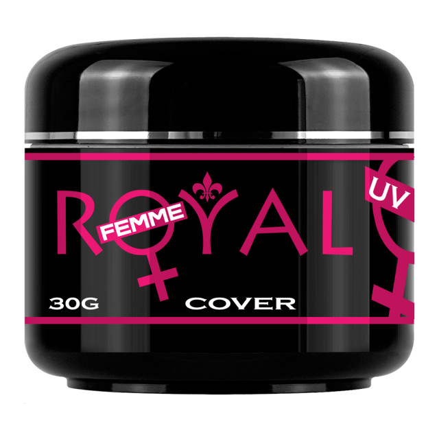 Gel UV Cover Royal Femme, Camuflaj Constructie, 30 ml