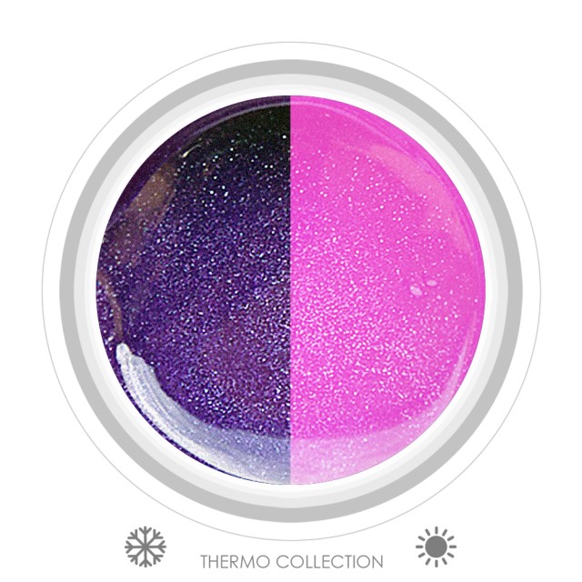 Geluri Thermo Colorate - PURPLE FIELDS > PINK ROSE (Geluri Colorate Thermocrome)