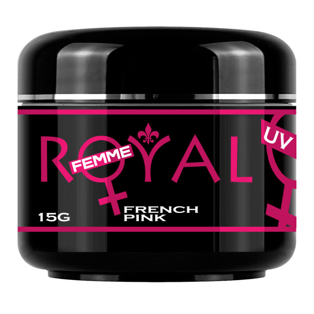 Gel UV French Pink 2 in 1 Royal Femme, Baza si Constructie, 15 ml