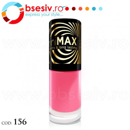 Lac Unghii, Cod 156, Producator Eveline Cosmetics, Gama miniMAX, Lacuri Profesionale Unghii Eveline miniMAX