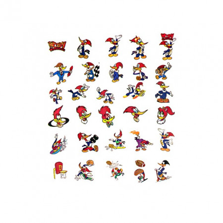 Stickere Unghii pe Baza de Apa (12 seturi) 1761 - 1772 (Abtibilduri Unghii Desene Animate - Tatuaje Unghii)