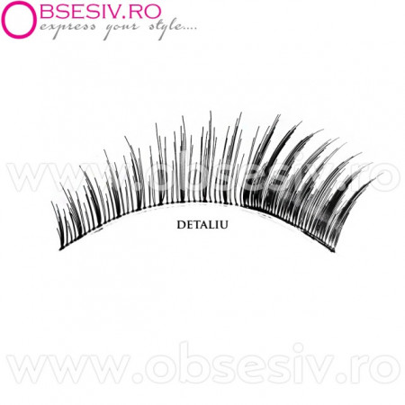 Gene False Banda, Oranjollie Professional, Set 6 Perechi Gene, Cod F22, Gene False din Par Natural Uman