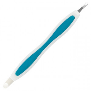 Instrument Cuticule cu 2 Capete, Cutit in 'V' si Impingator