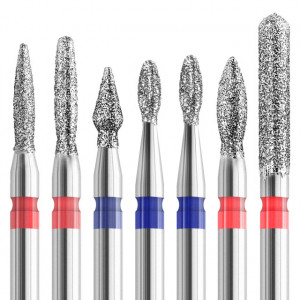 Capete Diamantate Freza Unghii Set 7 Buc. SCF01-7