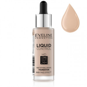 Fond De Ten Eveline Cosmetics Liquid Control, 020 Rose Beige