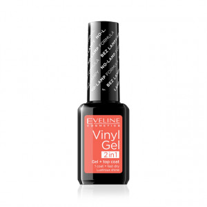 Lac Unghii Eveline Cosmetics Vinyl Gel 2 in 1, No 204