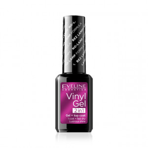 Lac Unghii Eveline Cosmetics Vinyl Gel 2 in 1, No 215