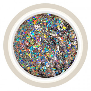Pudra Decorativa Unghii Laser Effect sau Chrome Flake Cod 1000um